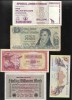 Set 5 bancnote de prin lume adunate (cele din imagini) #370, America Centrala si de Sud