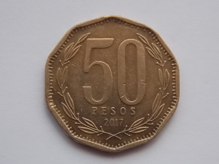 50 PESOS 2017 CHILE