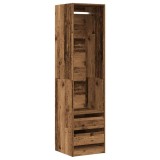 Cumpara ieftin Sifonier, lemn vechi, 50x50x200 cm, lemn prelucrat