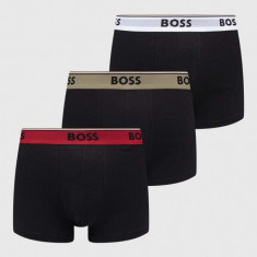 BOSS boxeri 3-pack barbati, culoarea negru