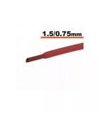 Tub termocontractibil rosu 1.5mm/ 0.75mm 0.5m