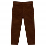 Pantaloni de copii, coniac, 104, vidaXL