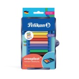 Set plastilina Creaplast, Pelikan, cu tavita Kreativfabrik