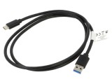 Cablu USB 3.1 A la C aurit 1m negru