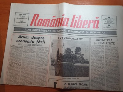 romania libera 5 ianuarie 1990-articole si foto revolutia romana foto