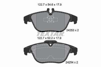 Set placute frana TEXTAR 2425301 foto
