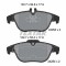 Set placute frana TEXTAR 2425301