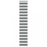 vidaXL Jaluzea tip zebra gri &icirc;nchis lățime țesătură 40,9 cm poliester