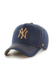 47 brand șapcă de baseball din bumbac MLB New York Yankees culoarea bleumarin, B-CONDT17GWS-NY
