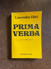 Laurentiu Ulici - Prima verba (trei) foto