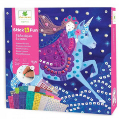 Set de creatie, Sycomore Stick n Fun Mozaic, Unicorni