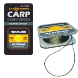 Fir Textil Orange Hooklink x8 Camo Green, 20lb, 20m