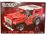 Set constructie Offroad 4x4 Speed Building Blocks masina off-road rosie 910 piese scara 1:14 3311