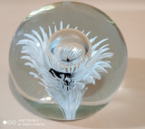 Presse papier / paperweight vintage din cristal -