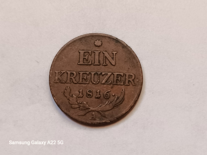 ein kreuzer 1816 litera A