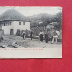 Arges Curtea de Arges Brădulet Casa Preotului Toma din Bratieni 1900