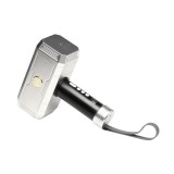 Masturbator XR BRANDS Thunder Stroker, &icirc;n formă de ciocanul lui Thor, cu 5 funcții de aspirare, 7 funcții de vibrație, 3 viteze, 23 cm