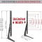 Stand de masa / podea Barkan S40, fix, 32&quot;-85&quot;, Negru