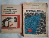 Emilian Stancu -Introducere in criminologie generala / Criminalistica (vol 1 ) -Set 2 carti