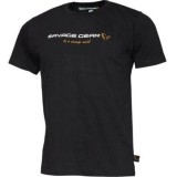 Cumpara ieftin Tricou Savage Gear Junior, Black Ink (Marime: S)