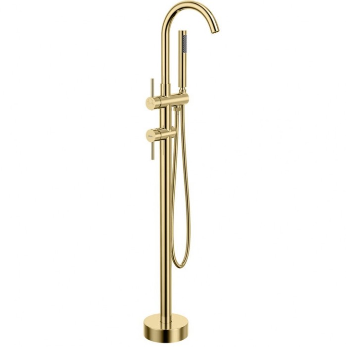 Baterie pentru cada Freestanding Rea Lungo Ortis Auriu Gold