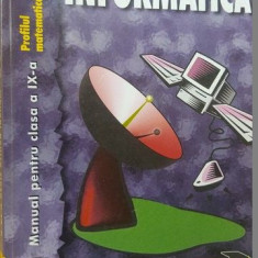 Informatica. Manual pentru clasa a IX-a. Profilul matematica-informatica- B.Patrut, M.Milosescu