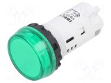 Lumină de control LED &Oslash;22,5mm IP65 22mm YW -20&divide;55&deg;C IDEC
