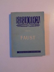 FAUST , TRAGEDIE , PARTEA INTAI de GOETHE , 1957 foto