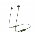 Casti Audio In Ear Panasonic RP-NJ310BE-G, Wireless, Bluetooth, Microfon, Autonomie 6 ore, Verde