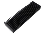 Radiator extrudat negru FISCHER ELEKTRONIK SK 49 75 SA 75x250x28mm