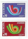 |Andorra, posta franceza, Europa CEPT, 1973, MNH