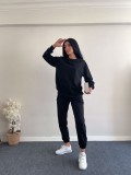 Cumpara ieftin Trening Dama Negru cu Bluza si Pantaloni - S(36)