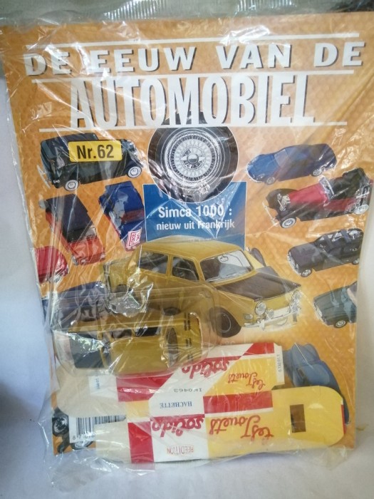bnk jc Solido Hachette no 62 Simca 1000 - 1/43