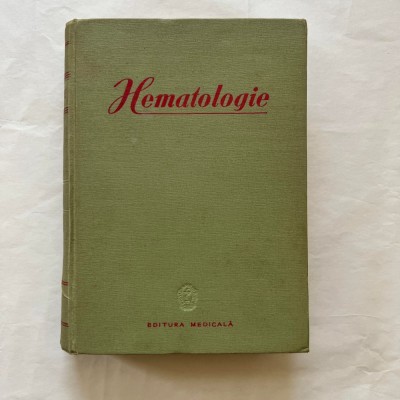 C. T. Nicolau - Hematologie foto