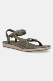Teva sandale de piele Original Universal Slim Lea femei, culoarea bej, 1151031