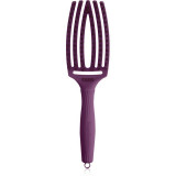 Olivia Garden Fingerbrush ThinkPink perie de tip paletă Deep Purple 1 buc