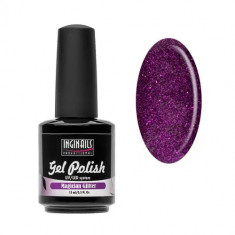 Ojă permanentă cu sclipici Inginails Professional – Magician Glitter 15 ml