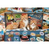 Puzzle Educa - Travelling Kittens, 200 piese
