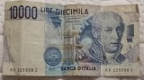 10000lire italiene 1984