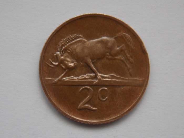 2 CENTS 1976 AFRICA DE SUD-comemorativa