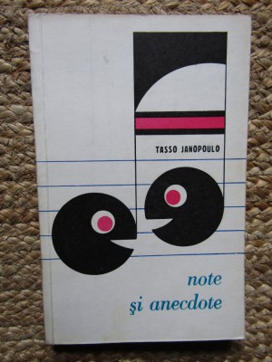 Tasso Janopoulo - Note si anecdote, 1968 foto