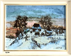 Tablou, pictura AUREL DAN pictor. Mai multe lucrari. Vezi DESCRIEREA!