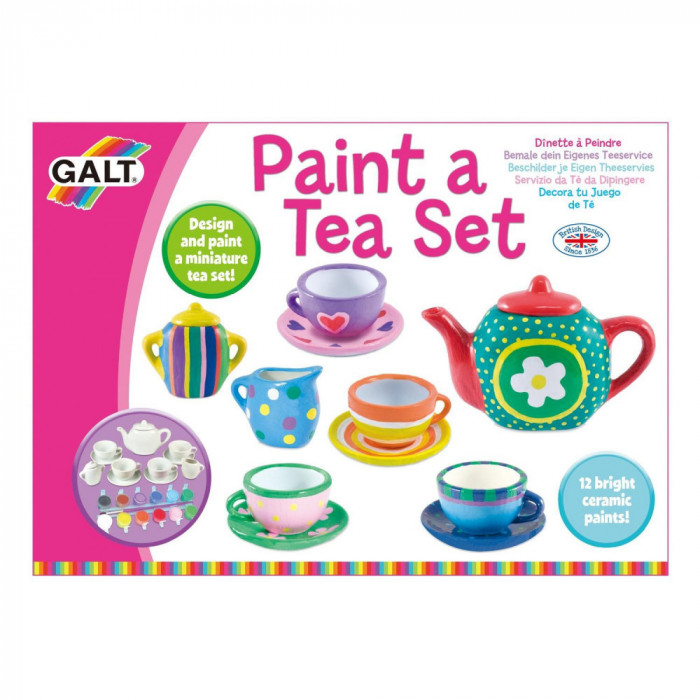 Set ceramica: Picteaza un set de ceai PlayLearn Toys