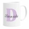 Cana alba personalizata cu prenume Daniela, INOVATIX&reg;. 330ml