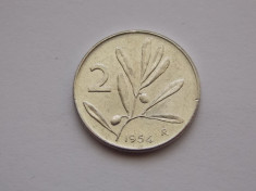 2 lire Italia 1954 foto