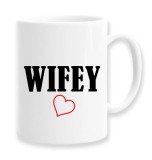 Cana alba personalizata Wifey, Betaprint, INOVATIX&reg;. 330ml