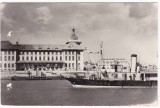 AMS - ILUSTRATA 1231, GALATI - VEDERE DIN PORT, ANUL 1957, cu perforari