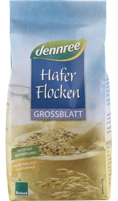 Fulgi de ovaz mari bio 500g Dennree foto
