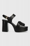 See By Chlo&eacute; sandale de piele Loys culoarea negru, SB42022A