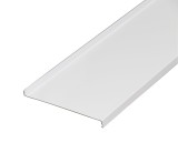 Glaf aluminiu exterior pentru ferestre, alb RAL 9016, 20 x 300 x 0.13 cm
